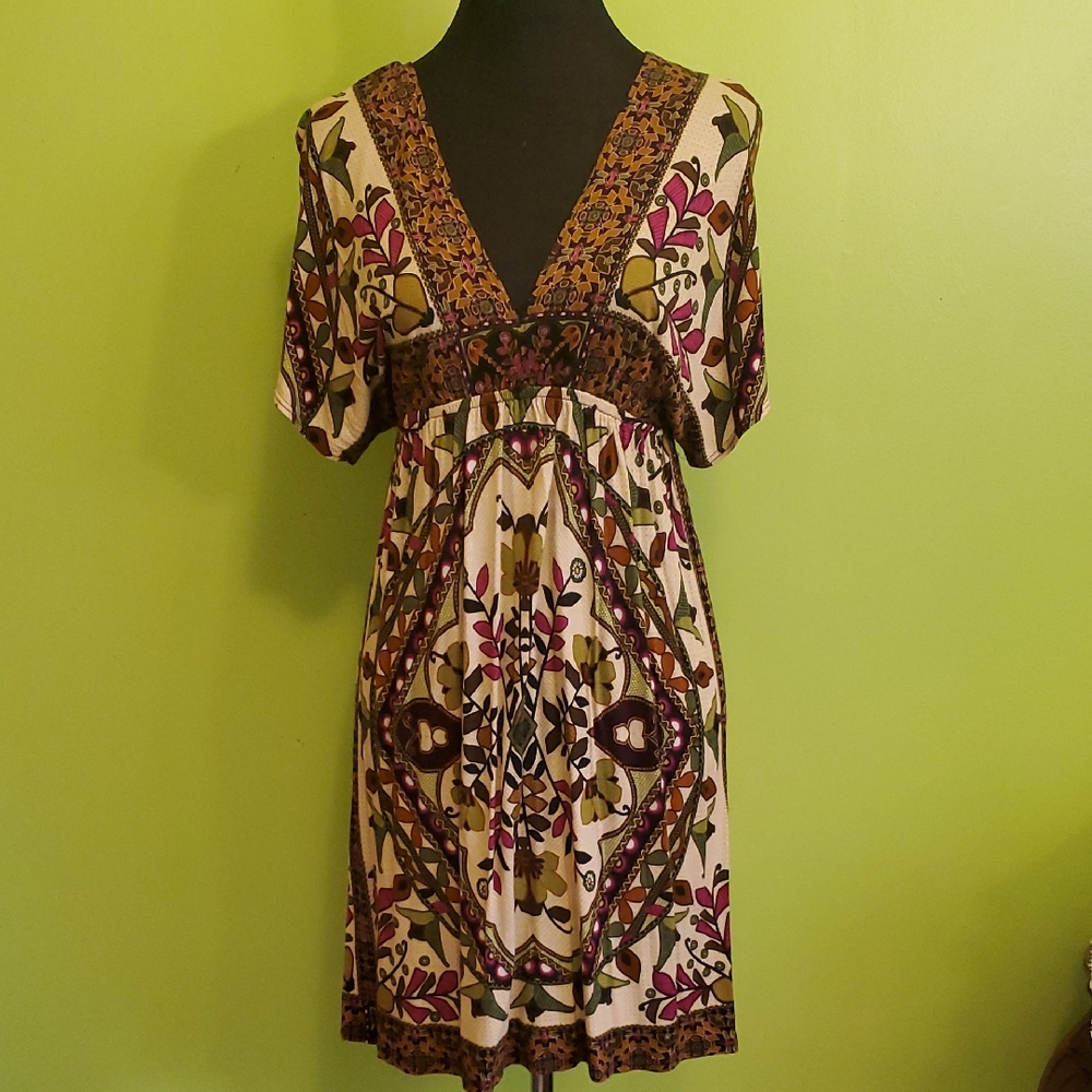 Body Central Multicolor Floral Dress
